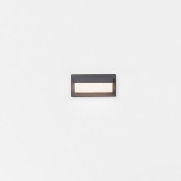 Nova Luce Leto - buiten wandverlichting - 29 x 10,2 x 14,5 cm - 18W LED incl. - IP65 - zandzwart