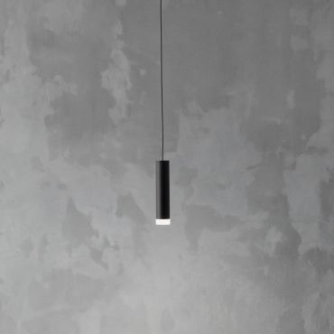 Nova Luce Doc - hanglamp - Ø 3 x 120 cm - 5W LED incl. - zwart
