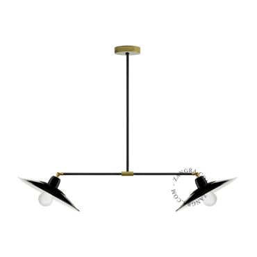 SHOWROOMMODEL - Zangra Swing kap - hanglamp - 86 x 65 cm - zwart