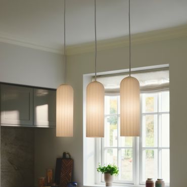 Nordlux Miella - hanglamp 3L - 52 x 10 x 160 cm - wit