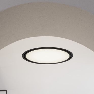 Nova Luce Perfect Profile Trimless - inbouwspot - Ø 1045 mm, 1030 mm inbouwmaat - 120W dimbare LED incl. - 3000K - zwart