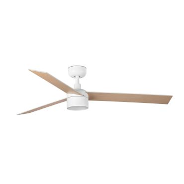 Faro Rudder Tek 3 L - plafondventilator met licht - Ø 132 cm - mat wit - 4000K