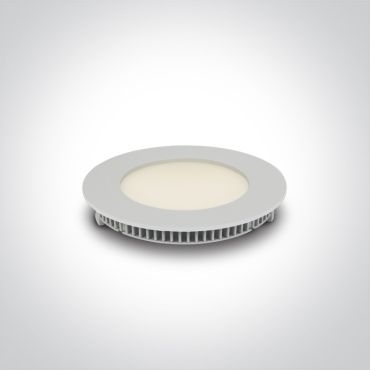 ONE Light Round Recessed Panels - inbouwspot - Ø 120 mm, Ø 108 mm inbouwmaat - 8W LED incl. - wit - CCT