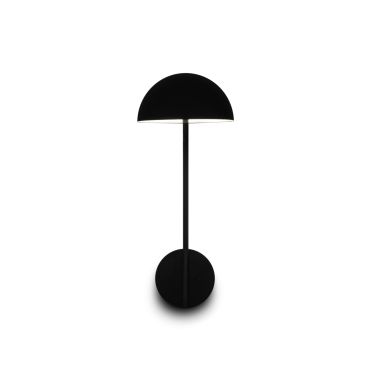 Faro Pure - wandverlichting - 18 x 24,5 x 41 cm - 6W LED incl. - mat zwart