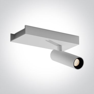 ONE Light Wall &amp; Ceiling LED - opbouwspot 1L - 15 x 7 x 10 cm - 5W LED incl. - wit