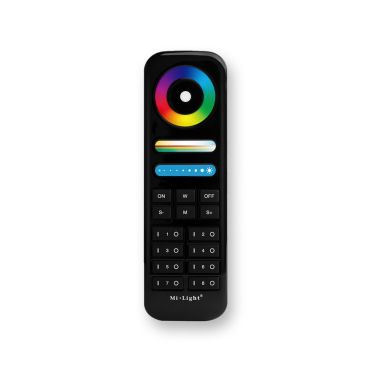 KLUS 8-zone afstandsbediening - RGB+CCT ledstrips - zwart