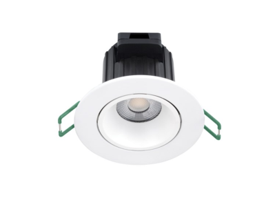Sylvania Start Spot - inbouwspot - Ø 86 mm, Ø 72 mm  inbouwmaat - 9W dimbare LED incl. - IP44 - 2700K - wit