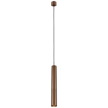 VK Lighting Edelle - hanglamp - Ø 5,6 x 203 cm - brons