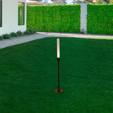 Nova Luce Slot - tuinpaal - Ø 2,5 x 60 cm - 4W LED incl. - IP65 - corten