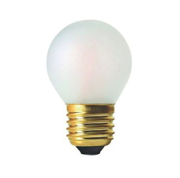 Daylight Italia Satin LED Lamp - Ø 4,5 x 8 cm - E27 - 4,5W dimbaar - 2700K - satijn wit