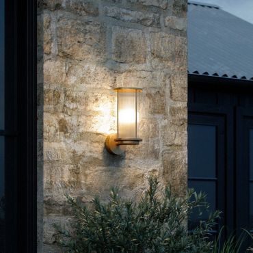 Nordlux Linton - buiten wandlamp - 9,5 x 13 x 29,8 cm - IP54 - messing