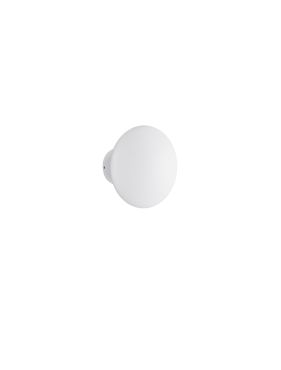 Nova Luce Onut - wandlamp - Ø 12 x 9,5 cm - 10W LED incl. - wit