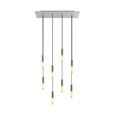 Creative Cables - hanglamp 8L - 67,5 x 130 cm - wit