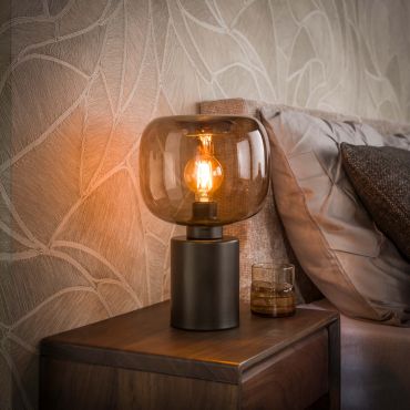 Vico Serene - tafellamp - 22 x 37 cm - sienna bruin