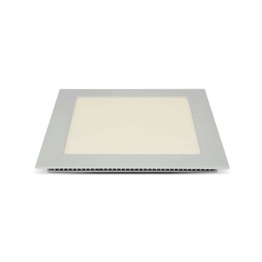 ONE Light Square Recessed Panels - inbouw plafondverlichting - 22,5 x 22,5 x 2,2 cm - 22W LED incl. - IP40 - wit - warm witte lichtkleur