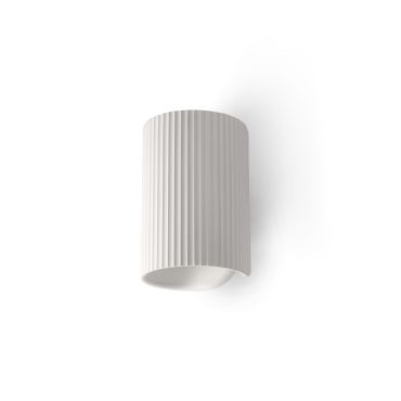 Faro Trama 1L - wandlamp - Ø 12 x 18 cm - wit
