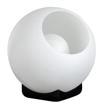 ETH Orb Opal - tafellamp - Ø 30 x 36 cm - zwart en wit