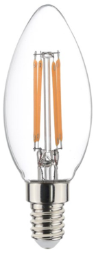 Sylvania Toledo RT Candle - E14 - Ø 3,6 x 9,9 cm - 4,5W dimbaar - 2700K