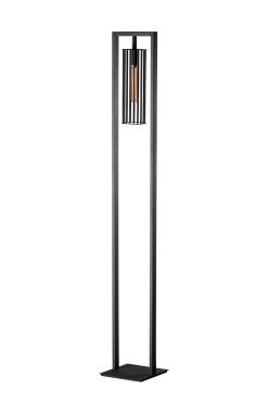 ETH Birdy - vloerlamp - Ø 21 x 140 cm - zwart