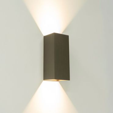 Artdelight Dante XL - wandverlichting - 9 x 10 x 24 cm - licht brons
