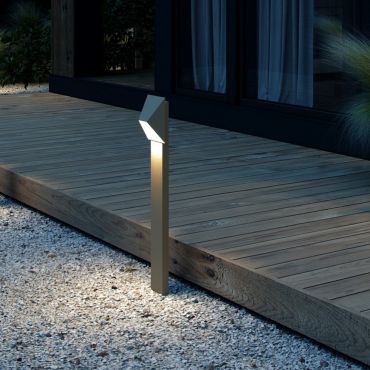 Nordlux Pontio - tuinpaal - 15 x 15 x 85 cm - IP54 - beige