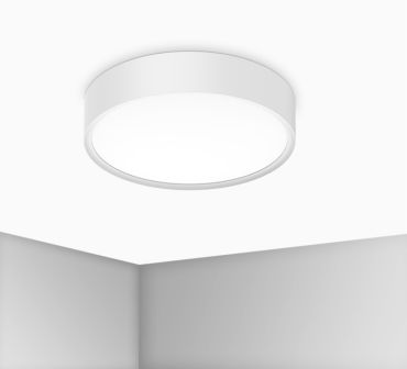 Century Italia Blanca Luxe - plafondlamp - Ø 40 x 7 cm - 24W LED incl. - wit
