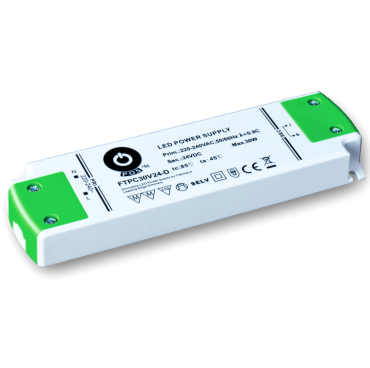 POS dimbare LED driver voor 24Vdc - 24Vdc/230V - 30W