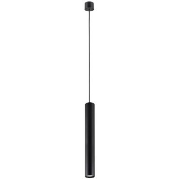 VK Lighting Edelle - hanglamp - Ø 5,6 x 203 cm - zwart