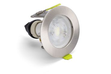 Integral LED Evofire 72 - inbouwspot - Ø 72 mm, Ø 60 mm inbouwmaat - IP65 - satijn nikkel