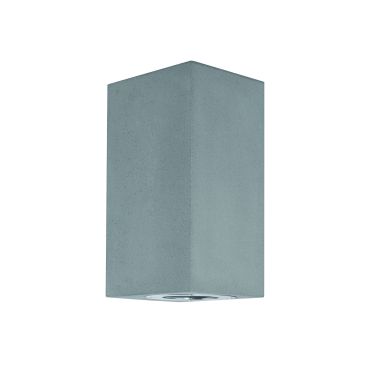 Nova Luce Fuento - buiten wandverlichting - 8,6 x 10 x 18 cm - IP65 - grijs