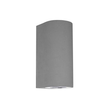 Nova Luce Lido - buiten wandverlichting - 8,6 x 10 x 18 cm - IP65 - grijs