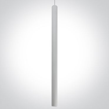 ONE Light Track Lights - hanglamp - 3-fase railsysteem - Ø 3,2 x 60 cm - 8W LED incl. - wit