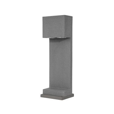 Nova Luce Grante - tuinpaal - 20 x 12 x 60 cm - IP65 - grijs