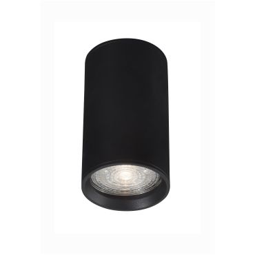 Nova Luce Marupe - opbouwspot - Ø 6 x 10 cm - zwart