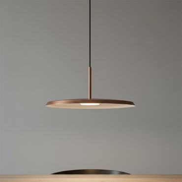 Artdelight Osorne - hanglamp - Ø 35 x 143,5 cm - 7W LED incl. - koper