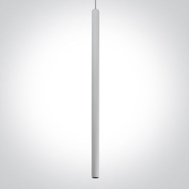 ONE Light Pendant Tubes - hanglamp - Ø 2,6 x 120 cm - 6W LED incl. - wit