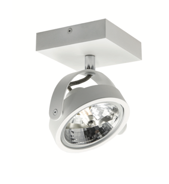 Artdelight Wajer - opbouwspot - 12 x 12 x 14 cm - 3,5W dimbare LED incl. - wit