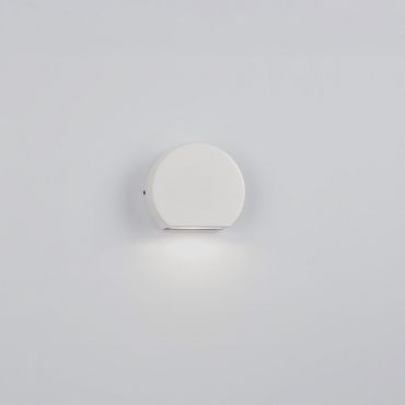 Nova Luce Sango - buiten wandverlichting - 10 x 8,5 x 3,5 cm - 4W LED incl. - IP54 - zandwit