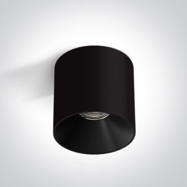 ONE Light Wall &amp; Ceiling LED - opbouwspot 1L - Ø 10 x 10 cm - 18W LED incl. - zwart
