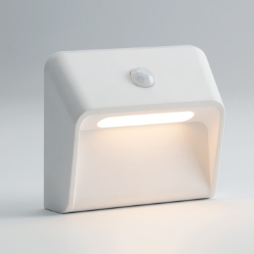 Integral LED SensorLux - kastverlichting met bewegingssensor en oplaadbare batterij - 7,6 x 3,1 x 8,6 cm - 0,4W LED incl. - wit