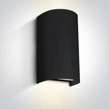 ONE Light GU10 Outdoor Cylinder Lights - buiten wandlamp - 11 x 8,3 x 19,5 cm - IP65 - zwart