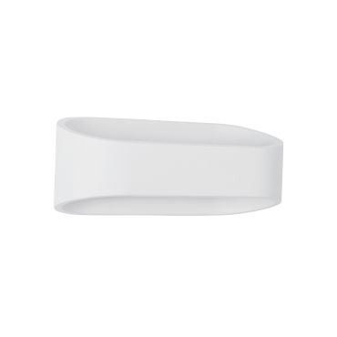 Nova Luce Mile - buiten wandverlichting - 18 x 11,5 x 7,5 cm - 9W LED incl. - IP54 - wit