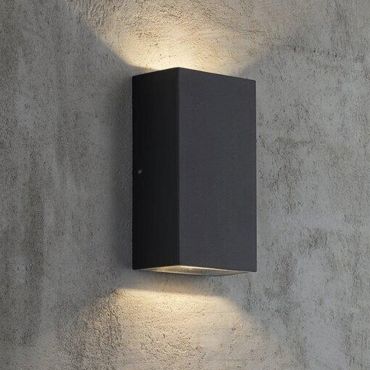 Nordlux Rold Hoek - buiten wandverlichting - 9 x 16 x 5,5 cm - 2 x 5W LED incl. - IP54 - zwart
