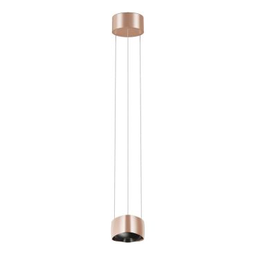 VK Lighting Aura - hanglamp - 13,5 x 314,9 cm - 20W dimbare LED incl. - rose goud