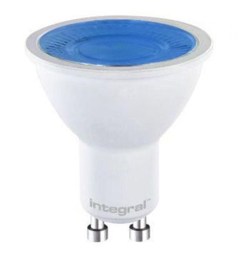 Integral LED-spot - Ø 5 x 5,6 cm - GU10 - 5W niet dimbaar - blauw