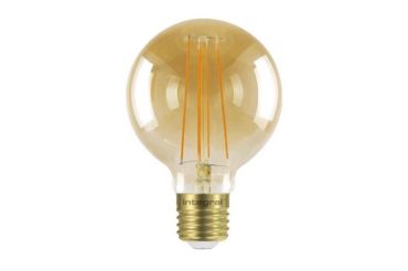 Integral LED lamp - Ø 8 x 12,2 cm - 5W dimbaar - 1800K - amber