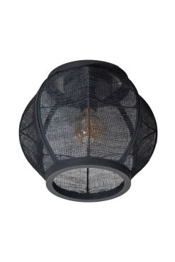 ETH Fabric - plafondlamp - Ø 33 x 28,5 cm - zwart