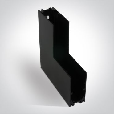 ONE Light magnetisch railsysteem MIDI - verticaal opbouwhoekprofiel - 11 x 2,7 x 5,5 cm - zwart