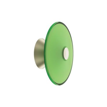 VK Lighting Sora - plafond/wandverlichting - Ø 20 x 9,5 cm - 8W dimbare LED incl. - groen