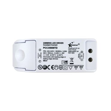 Projectlight LED-driver - 13 tot 26V / 230V - 350mA - 9W - dimbaar